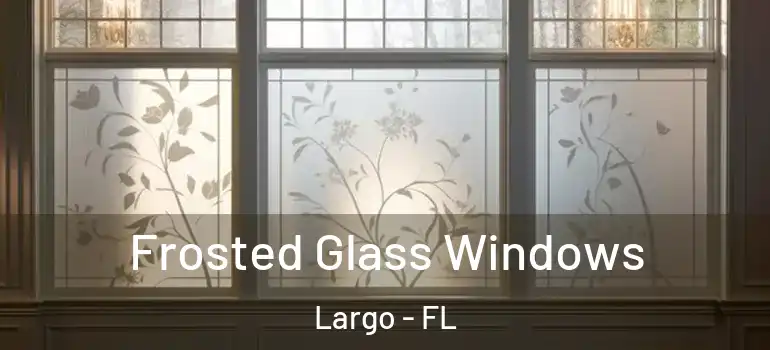  Frosted Glass Windows Largo - FL