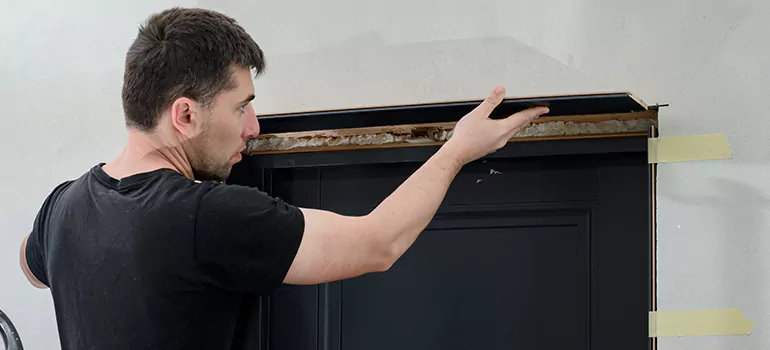Wood Door Hole Repair in Largo, FL