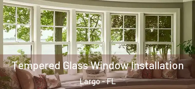  Tempered Glass Window Installation Largo - FL